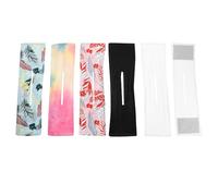 IMIKEYA Lot de 6 Outils pour Chignons Magiques Enveloppement de Cheveux Extensible Bandeaux et Élastiques pour Cheveux Accessoires Femmes pour Plage Voyage et Fête Facile à Utiliser