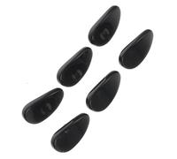IMIKEYA Lot de 6 Plaquettes Nasales Antidérapantes en Imitation Jade, Simples à Utiliser, Accessoires pour Lunettes Confortables et Solide