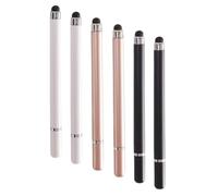 IMIKEYA Lot de 6 Stylets Capacitifs Universels pour Écran Tactile Pointe Fine en Silicone Stylets Actifs pour Tablette et Smartphone Stylo pour Écriture Manuscrite et Dessin Numérique