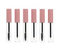 IMIKEYA Lot de 6 Tubes de Mascara et Flacons D’Eyeliner Vides 5 Ml Embouts pour Ombre à Paupières Rechargeables avec Bouchon Rose pour Maquillage Personnalisé et Voyage