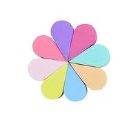 IMIKEYA Lot de 8 Éponges Nettoyantes Visage Forme Pétale, Diamètre Moyen, Éponge de Soin Peau Douce, Couleurs Assorties, pour Types Variés de Peau, Utilisation Couleur Aléatoire