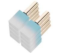 IMIKEYA Lot de 8 Flacons de Vernis à Ongles Vides en Verre 117 Ml Pinceau Intégré Rechargeables Dégradé Bleu pour Manucure et Nail Art Professionnel