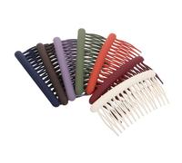IMIKEYA Lot de 8 Peignes Latéraux Mat Épingle à Cheveux Élastique Accessoires pour Femmes Peignes Décoratifs pour Cheveux Fins Confortable pour Coiffures Élégantes