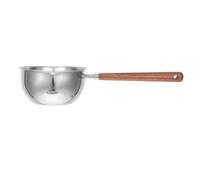 IMIKEYA Louche à Soupe avec Bec Verseur Double Manche Long Ergonomique en Acier Inoxydable Design Incliné pour Servir Soupes et Sauces Cuisine