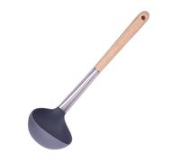 IMIKEYA Louche à Soupe Silicone Résistante Chaleur avec Long Manche Ustensile de Cuisine Non Adhésif pour Service de Soupe à ou Au Restaurant