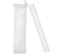IMIKEYA Maillet Simple Son Clair et en Acrylique Blanc pour Bol Chantant Prise Confortable, Bâton de pour Instruments de Percussion