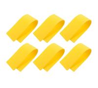 IMIKEYA Marqueurs de Sol Droits en PVC Jaune et Coloré, 6 Pièces, Forme Rectangulaire, Aide Sportive pour Garçon et Filles, pour Entraînement Football et Cours de Gym