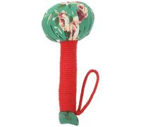 IMIKEYA Marteau de massage portatif avec rembourrage en granulés d'absinthe pour soulager le dos et les muscles, matériau en lin, fonctionnement manuel pour voyage et bureau, couleur aléatoire