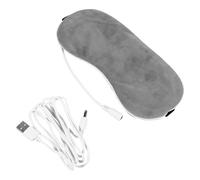 IMIKEYA Masque Chauffant en Peluche Cristal pour Soulager la Fatigue Oculaire USB Température Constante 52° Yeux Pendant le Sommeil