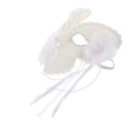 IMIKEYA Masque Vénitien Complet en Dentelle Fleurie pour Femmes et Hommes Masque de Élégant Accessoire de Fête de Nouvel An Carnaval Halloween Taille Unique