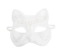IMIKEYA Masques De Chat Vierges À Peindre Masques De Mascarade Non Peints Pour Garçons Et Filles Peints À La Main