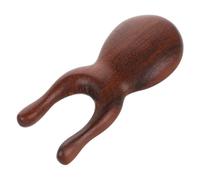 IMIKEYA Masseur de Nez en Bois Naturel, Bâtonnet Nettoyant Portable pour Massage Facial et Points D’acupuncture, Outil de Grattage Nasal Confortable, Soin du Visage Pratique