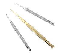 IMIKEYA Masseur D'oreilles en Acier Inoxydable Portable avec Stylo de Stimulation Auriculaire Précis pour Acupuncture à Domicile Bureau, Outil de Massage Moderne et Élégant