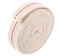 IMIKEYA Mèche à Kérosène en Coton 100% Pur, 1 Pouce X 2 Mètres, Structure Simple et Coupée, Accessoire pour Lampe à Pétrole Beige