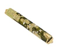 IMIKEYA Mezouza pour Porte en Métal Robuste avec Parchemin Biblique Bénédiction, Texte Hébreu Traditionnel, Décoration Religieuse Juive pour Maison Et Hanoukka