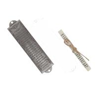IMIKEYA Mezuzah Métal Rétro avec Parchemin pour Porte Ornement Religieux Décoratif Vintage Objet de Prière Métal pour Maison et Bureau