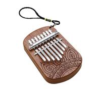 IMIKEYA Mini Kalimba Portable 8 Touches Piano Pouce en Bois Sapele pour Débutants Compact Finger Piano Instrument de Musique pour Voyage et Apprentissage