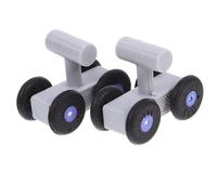 IMIKEYA Mini Patins à roulettes pour Perroquets et Calopsittes en Abs et Métal, Interactif Amusant Qui Améliore L'intelligence des Petits Oiseaux