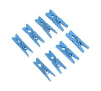 IMIKEYA Mini Pinces à Linge en Bois Bleu pour Accrocher Notes et Œuvres d'art 2,5cm 200 Pièces Clips Photo Pratiques pour Maison et Café