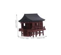 IMIKEYA Miniature Pavillon Zen Jardin Japonais Décor Aquarium Modèle Ancien Bâtiment Micro Paysage Accessoire Aquarium Sécurisé et Ornement Petit Jardin Zen