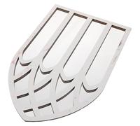 IMIKEYA Miroir Mural Décoratif Gothique en Bois 42 X 27 CM Effet Fenêtre Cathédrale à Vitre Petit Miroir de Fenêtre Rustique Autocollant pour Salon Chambre et Entrée Décoration Murale