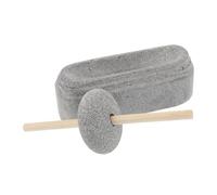 IMIKEYA Mortar And Pestle Set Natural Stone Kitchen Grinding Tool Manual Grinder For Traditional Chinese Medicine And Spices