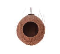 IMIKEYA Nid Suspendu en Coquille de Noix de Marron pour Petits Animaux et Oiseaux, Lit Pratique et Naturel Design Simple et Mignon