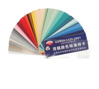 IMIKEYA Nuancier De Couleur - 83 Teintes RAL Et Échantillons De Peinture - Cartes De Couleurs Standard Pour Mur Et Décoration Nuances Variées De L'Arc En Ciel