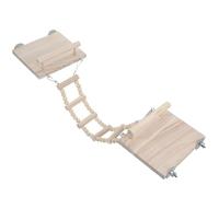 IMIKEYA Oiseau en Bois 1 Set Perchoir à Perroquet Amusant Support Compact pour Perroquet Pratique Force Debout et Taille Bec pour Cage à Oiseaux