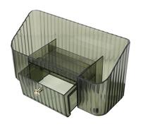 IMIKEYA Organisateur de Maquillage Multifonctionnel Vert avec Tiroirs, Compartiments pour Rouges à Lèvres, Lotions et Parfums, Grand Plateau de Rangement pour Cosmétiques et Accessoires