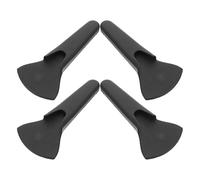 IMIKEYA Organiseur Cuisine Magnétique Noir 4pcs, Support Mural Polyvalent en Plastique et Aimant pour Rangement Ciseaux, Cuisine Minimaliste