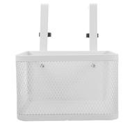 IMIKEYA Organiseur latéral de bureau à clipser sous le bureau avec fixation sécurisée, panier métallique en maille d'acier au carbone pour bureau et salle de classe, pas de perçage nécessaire