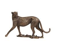 IMIKEYA Ornement Créatif De Léopard Décoration Vintage Amusante pour Bureau Salon Chambre Et Magasin Modèle Posture Debout Doré