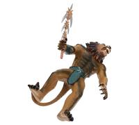 IMIKEYA Ornement de Soldat Loup Ambiance Halloween Modèle Marron | Décoration de Table, Plastique Ciment, Statue D’intérieur, Figurine pour Garçon et Filles, Style Simulation, 1 Pièce
