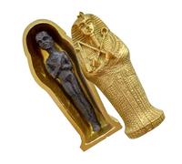 IMIKEYA Ornement en Résine Mummies pour Décoration Aquarium, Accessoire Poisson Design Vivant, Adapté pour Cosplay Festival et Fête Masquée