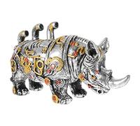 IMIKEYA Ornement Rhinocéros Punk Créatif Décoration Ornement De Bureau Chic Rhinocéros Décoration Délicate