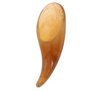 IMIKEYA Outil Anti-âge et Relaxation Musculaire de Massage Gua Sha Grosse Taille en Résine Forme Corne Traditionnelle pour Visage et pour