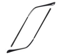 IMIKEYA Paire De Branches De Lunettes De Remplacement En Métal Avec Embouts Antidérapants En Silicone - Accessoires Pour Lunettes Hommes Et Femmes - Remplacement De Lunettes Noir