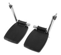 IMIKEYA Paire de Repose-pieds en Métal et ABS pour Fauteuil Roulant Pliables Design Ergonomique, Accessoires Pratiques pour Utilisateurs Troubles Moteurs