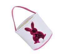 IMIKEYA Panier Lapin De Pâques Toile Pour Bonbons Et Garçon Fille Décoration De Fête