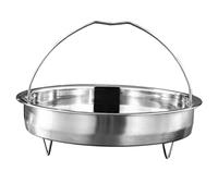 IMIKEYA Panier Vapeur Acier Inoxydable avec Poignée pour Cuiseur à Riz Support de Cuisson Vapeur pour Légumes Fruits de Mer Œufs Patates Compatible Autocuiseur Utilisation Maison ou Restaurant