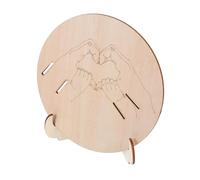 IMIKEYA Panneau D'annonce De Naissance En Bois Robuste Porte-bracelets Pour -né, Ensemble De 3 Plaques Commémoratives Gravées, Destiné Aux Maternités Et Hôpitaux