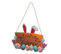 IMIKEYA Panneau De Bienvenue De Printemps Cintre De Porte Décoration De Pâques Bannière De Style Cottage Panneau De Porte De Pâques