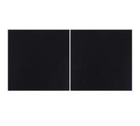 IMIKEYA Panneaux D'absorption Acoustique pour Isolation Phonique et Décoration Murale Lot de 2 en Feutre Noir pour Enregistrement Professionnel ou Usage Domestique