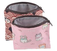 IMIKEYA Paquet de Rangement comme Coffret Cadeau à Main 2pcs pour Serviettes Hygiéniques en Polyester Imperméable Portable et Décoratif pour Femmes