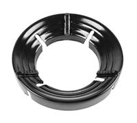 IMIKEYA Pare-brise en émail pour cuisinière à gaz avec quatre fentes, réflecteur pour réchaud de camping en plein air, housse coupe-vent adaptée pour la maison et le restaurant