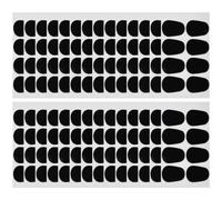 IMIKEYA Patchs en Silicone Noirs pour Musiciens Saxophonistes Accessoires Indispensables Lot de 50 Protège Dents et Évite Marques de Morsure pour Embouchure de Saxophone