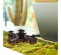 IMIKEYA Pavillon décoratif pour Aquarium, Statue de pagode, décoration pour Petits Poissons, crevettes, pour Nager, se Cacher et Jouer.