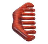 IMIKEYA Peigne à Gratter en Bois de Santal Naturel, Peigne de Massage Anti-statique pour Soins des Cheveux, Démêlage Doux et Massage Relaxant du Cuir Chevelu