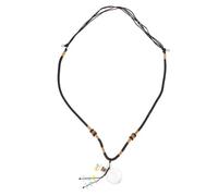 IMIKEYA Pendentif Flacon d'Huiles Essentielles en Verre Blanc Diffuseur d'Aromathérapie Collier Créatif Pendentif Unique Bijou Diffuseur Parfum pour Usage Quotidien 1 Pièce